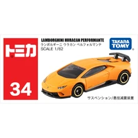 takara tomy tomica 34 lamborghini huracan performante diecast super sports car model car toy gift for boys and girls children