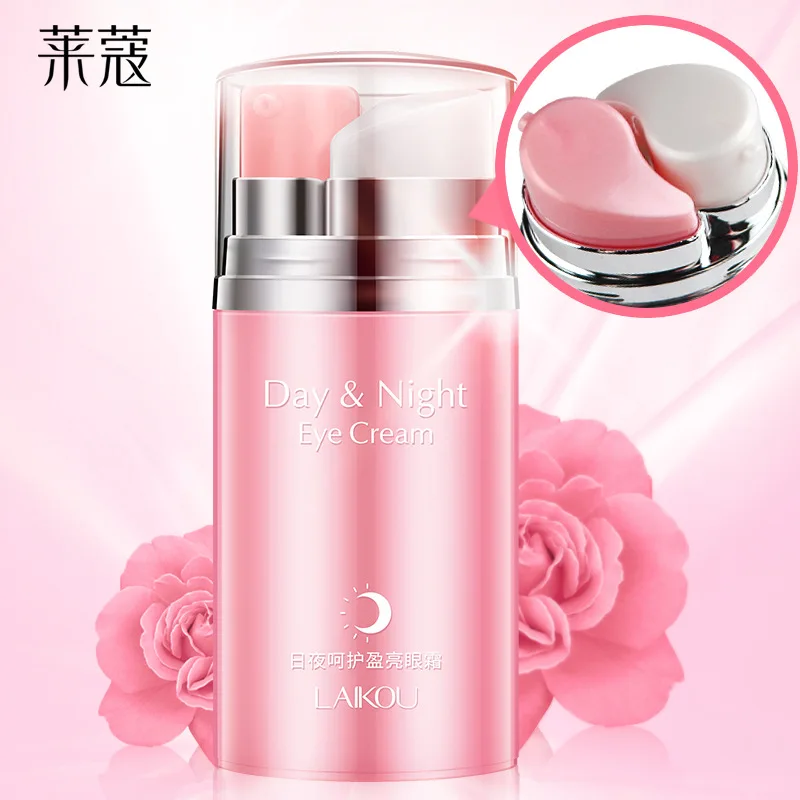 

Laikou Day Night Eye Essence Cream Facial Anti Puffiness Dark Circles Anti Wrinkle Moisturizing Firming Lifting Eye Skin Care