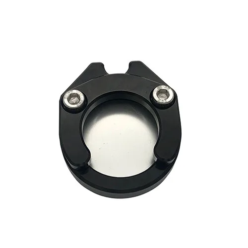 X-MAX Sidestand колодки для Yamaha XMAX 300 125 250 Мотоцикл с ЧПУ боковые подставки стенд расширение наколенник с пластиной - Цвет: 1 Big Stand Silver