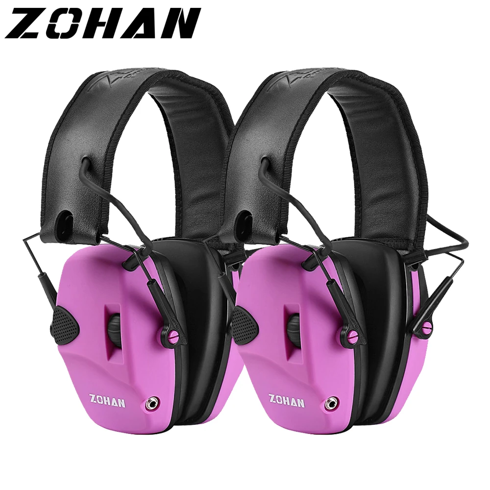 

ZOHAN Shooting Noise Earmuffs for Hunting NRR22db Ear Protection Electronic Defender Soundproof Tactical ear muffs Headsets
