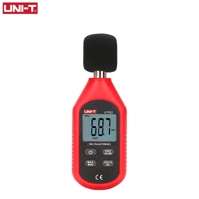 UNI-T UT353 Шум измерительный прибор дБ метр 30 ~ 130dB мини аудио измеритель уровня звука децибел монитор