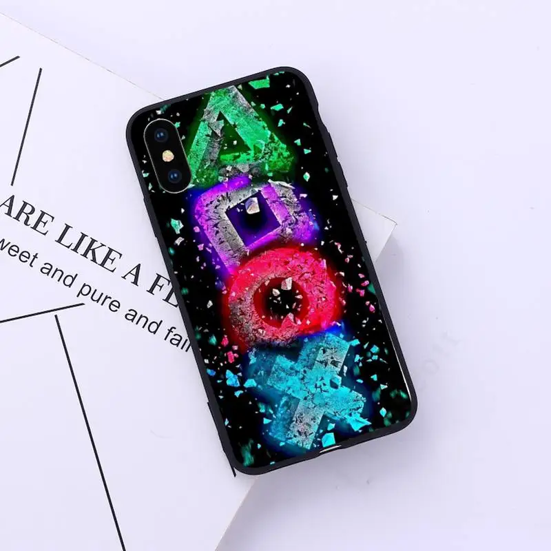 

Buttons PS Gamepad Phone Case for iPhone 11 12 pro XS MAX 8 7 6 6S Plus X 5S SE 2020 XR