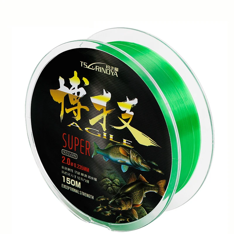TSURINOYA 150 м нейлоновая рыболовная леска 1 0 #1 5 #2 #3 # с нулевой памятью превосходная