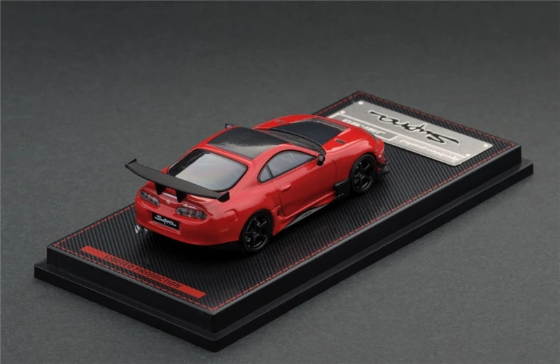 Модель зажигания IG 1:64 Toyota Supra A90 JZA80 RZ Nissan GTR R34 Skyline 2000 Дамская HONDA NSX Mazda RX7 FD3S литая