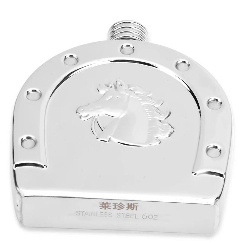 Креативная Личная винная бутылка из нержавеющей стали 6 унций уличная маленькая