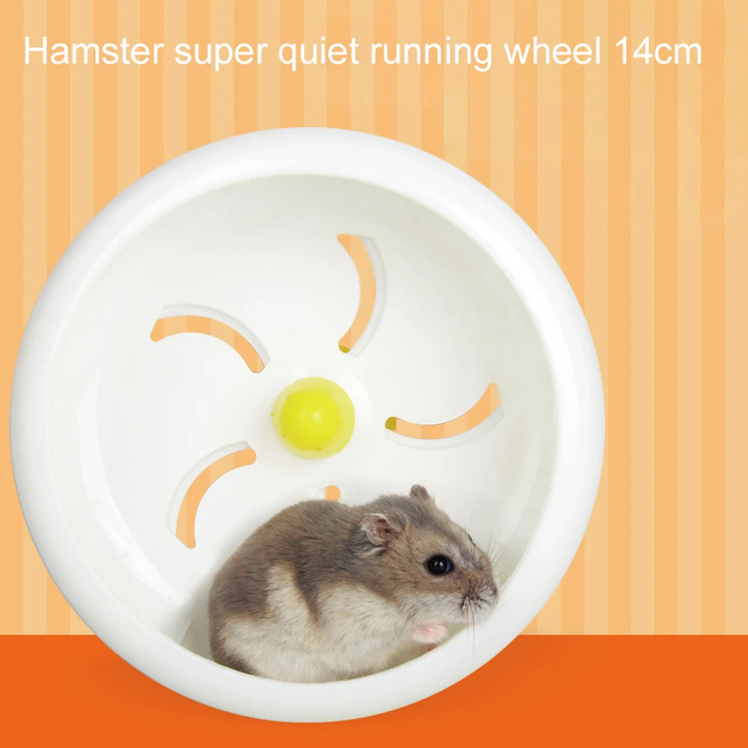 

Creative Hamster Wheel Silent Rotatory Jogging Wheel Exercise Wheel Small Animal Exercise Supplies PP Plastic Pet Accessories