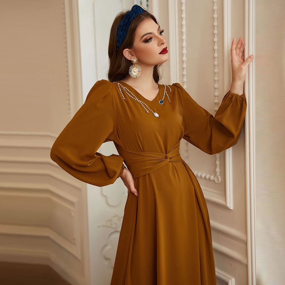 Халат Djellaba Femme Abaya Дубай Турция кафтан арабский хиджаб мусульманское платье