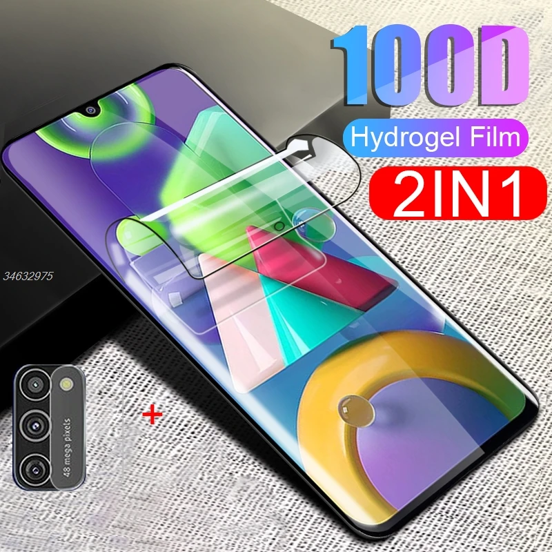 

2-в-1 премиум класса, закаленное стекло для Samsung Galaxy M21 M11 камера с разрешением и с защитной пленкой protetor для Samsung процессором обработки изображ...