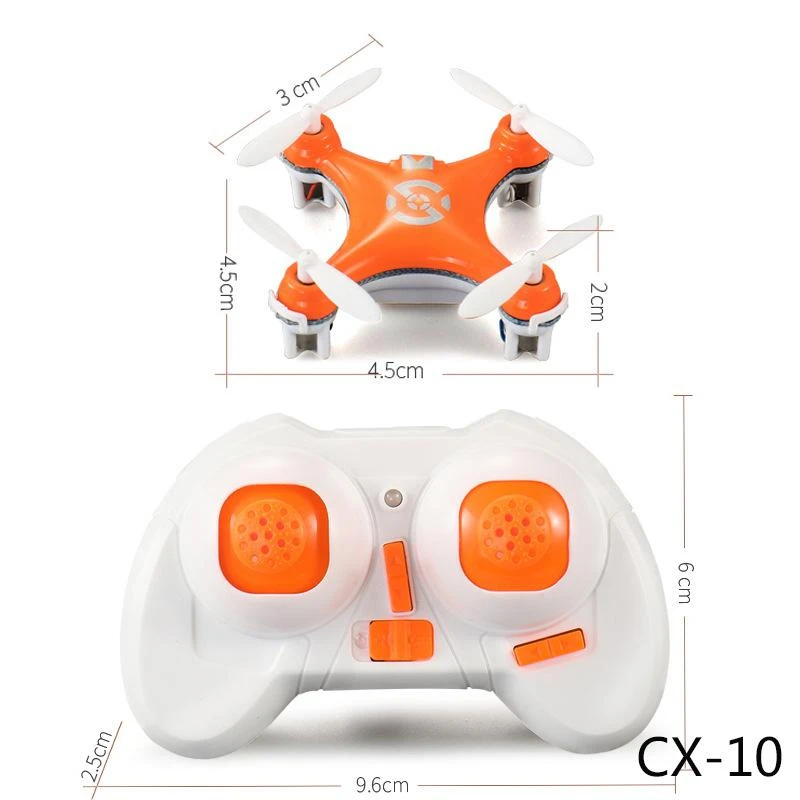 Cheerson Cx-10 Cx10 Mini 2 4g 4CH RC дистанционное управление Квадрокоптер вертолет Дрон CX 10