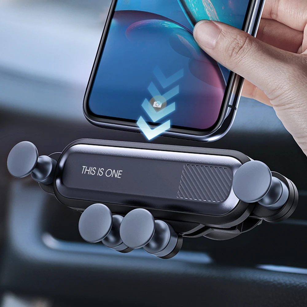 Автомобильный держатель Zensime Gravity для телефона в автомобиле с вентиляционным отверстием без магнитного держателя для мобильного телефона Подставка для iPhone XS MAX Xiaomi