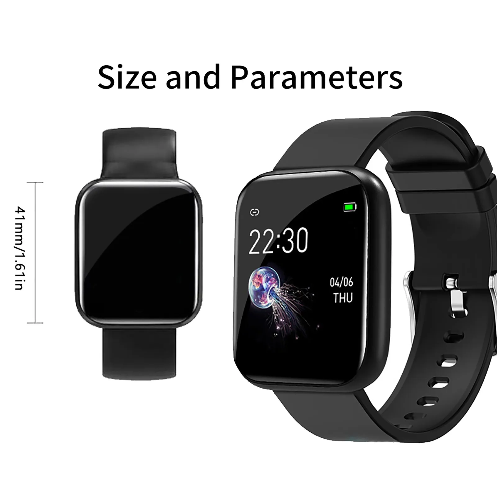 Smartwatch I5 Heart Rate And Blood Pressure Call Reminder Sports Bluetooth Watch Waterproof Смарт Часы | Электроника