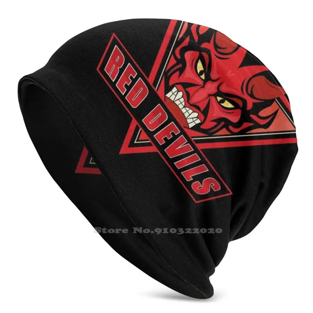 

Red Devils - Sal New Diy Print Beanies Hats Winter Hedging Cap Logo City