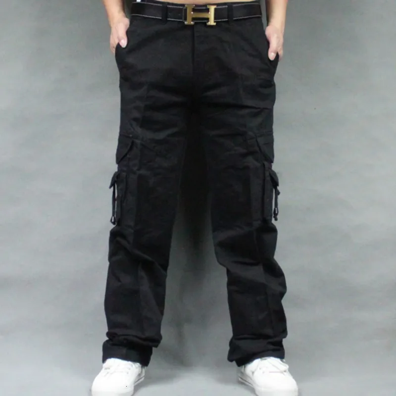 2020 Top Brand Mens Military Cargo Pants Multi-Pockets Baggy Men Casual Trousers Big Size High Quality Army Overalls Male | Мужская