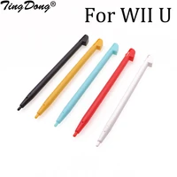 tingdong 10pcs stylish color touch stylus pen for nintendo wii u wiiu gamepad console