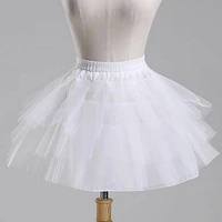 new flower girl bridesmaid black white underskirt petticoat one size