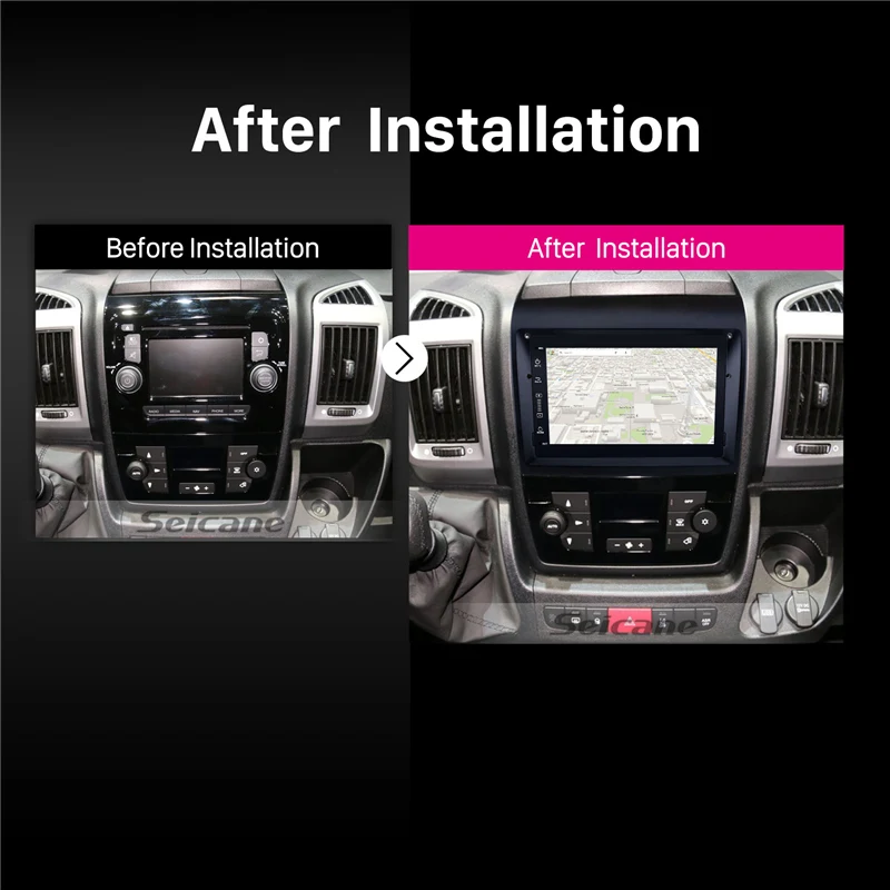 Распродажа Seicane ips экран Android 9,0 для 2007 2008- Fiat Ducato автомобильный Радио gps Автомобильный мультимедийный плеер Поддержка CarPlay SWC