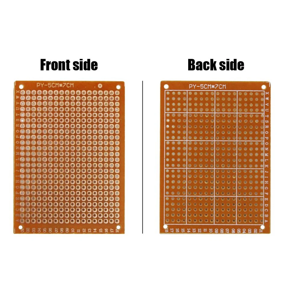 Медь Perfboard 20 шт. Бумага композитный PCB Панели (5 см x 7 см) универсальная макетная
