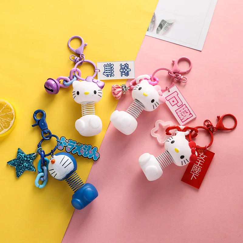 2019 Новинка весны декомпрессии кошка брелок с колокольчиком мультипликационной