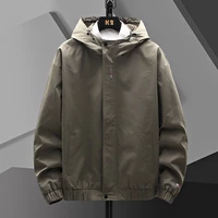 mens fashion casual jacket 2021 new spring and autumn tooling hooded jacket male harajuku mens clothing korean clothes