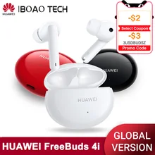 Global Version HUAWEI FREEBUDS 4i Wireless Headphones 10Hours PlayBack Quick Charge ANC Bluetooth Cute Earphone Headset Earbuds