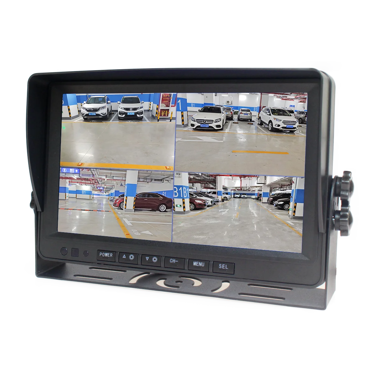 Автомобильный 4 контактный ЖК дисплей AHD IPS дюйма поддержка камеры 1080P со слотом