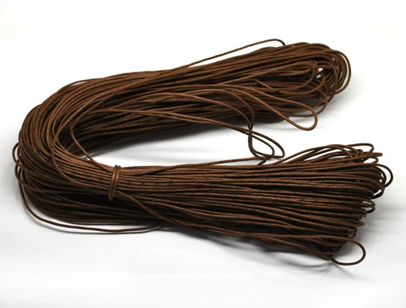 DoreenBeads хлопковый вощеный шнур 80 м 1 5 мм для самостоятельного изготовления