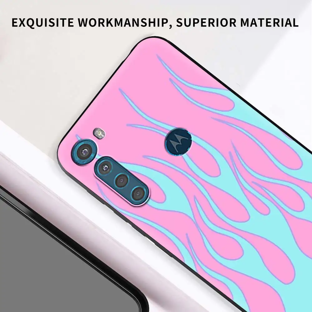 case for motorola moto g9 play one fusion plus g8 power lite soft cover hype g stylus e6s e7 phone funda fashion flam fire capa free global shipping