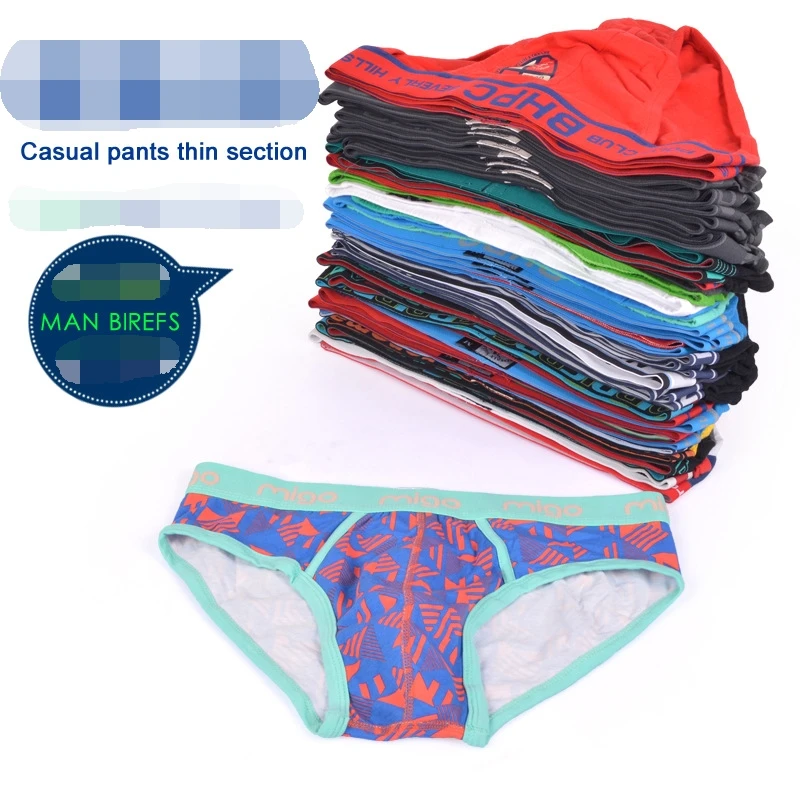 Трусы-брифы для мальчиков-подростков 5 шт./лот мужские хлопковые трусы мягкие