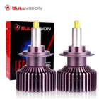 360  H7 LED H1 H11 HB3 HB4 9006 9005 9012 HIR2 D2R H4 Canbus Автомобильная фара лампа 80 Вт лм 6-сторонняя 72CSP Автомобильная турбо мини-лампа