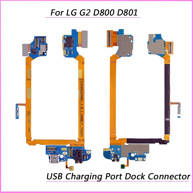 Шлейф USB для LG G2 / D800 D801/D803/порт зарядки док разъем гибкий кабель лента зарядного