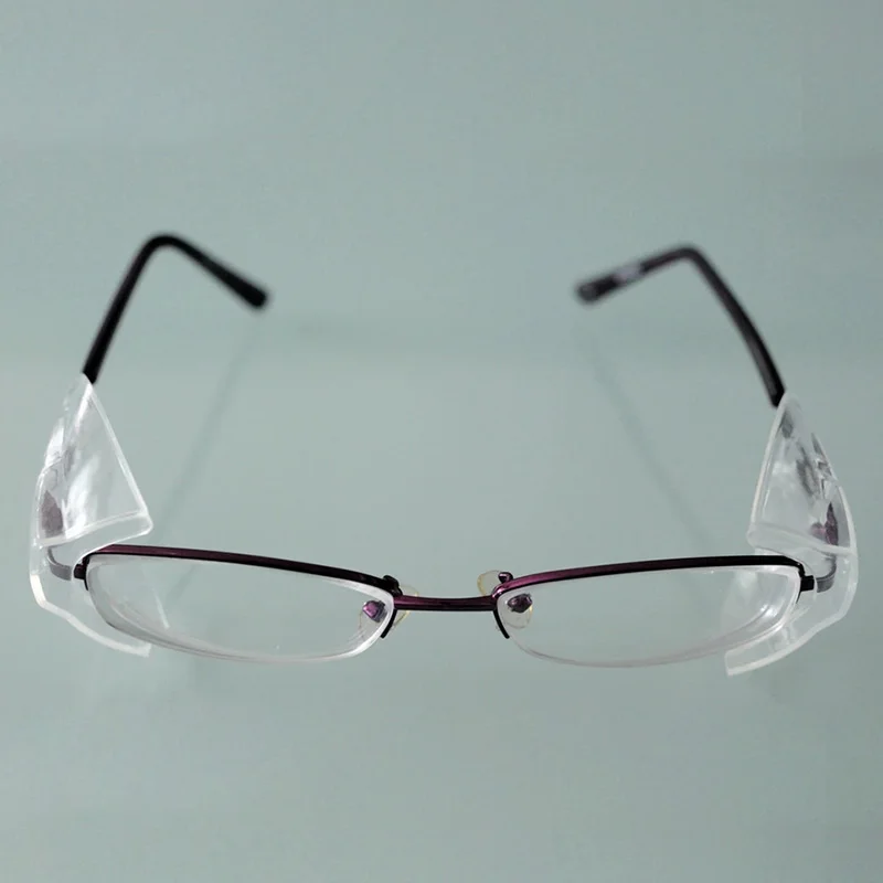

New 1 Pair Glasses Side Wing Glasses Protector Durable Safety Google Side Shield Wide Compatibility