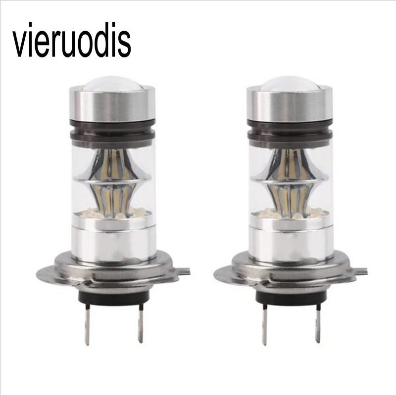 2 шт. Автомобильный светодиодный противотуманный фонарь высокой мощности H7 H4 100