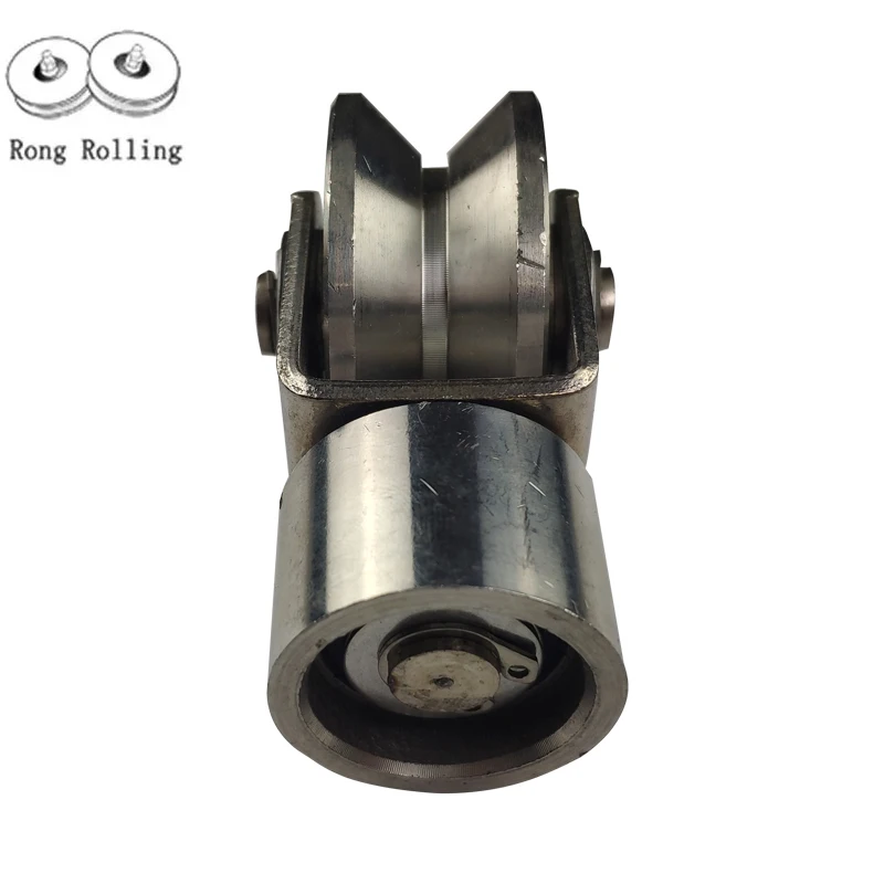 2 дюйма 304 нержавеющая сталь v образными канавками Универсальный колеса