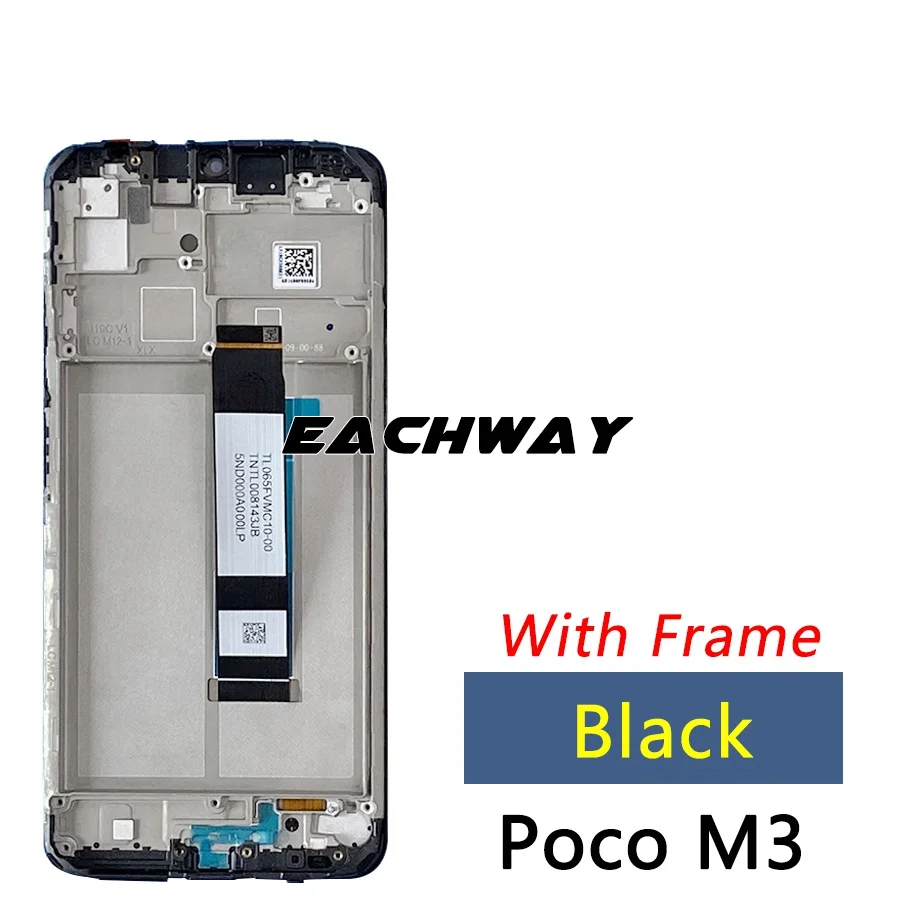 ЖК-дисплей 6 67 дюйма для Xiaomi Poco X3 NFC с сенсорным экраном и дигитайзером в сборе