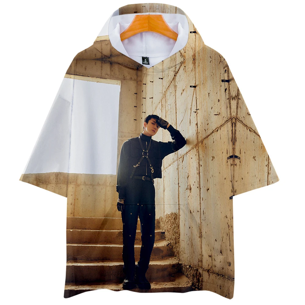 

Moon Wolf/футболки с капюшоном с 3D принтом для женщин и мужчин, модная летняя футболка с коротким рукавом 2020, лидер продаж, Повседневная Уличная ...