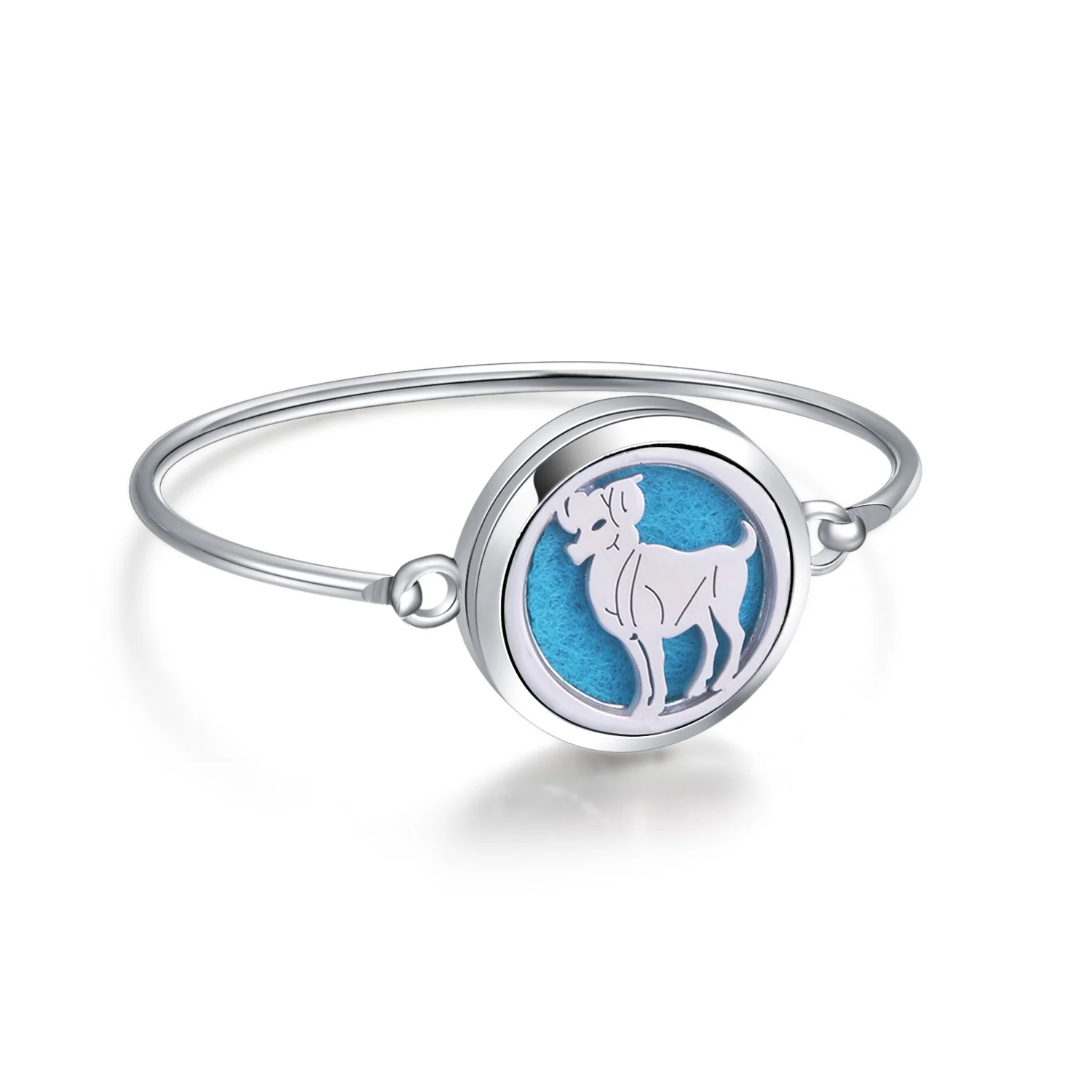 B2170 Парфюмерный браслет диффузор эфирного масла Ароматерапия медальон браслет цветок фея 316L нержавеющая сталь диффузор браслет - Окраска металла: B2170