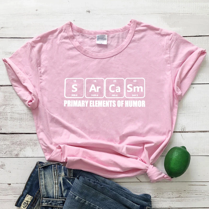 Фото Sarcasm Primary Ele Мужская футболка ts Of Humor Повседневная летняя футболка с круглым вырезом и принтом в виде стола мужские футболки Женская графичес... №2