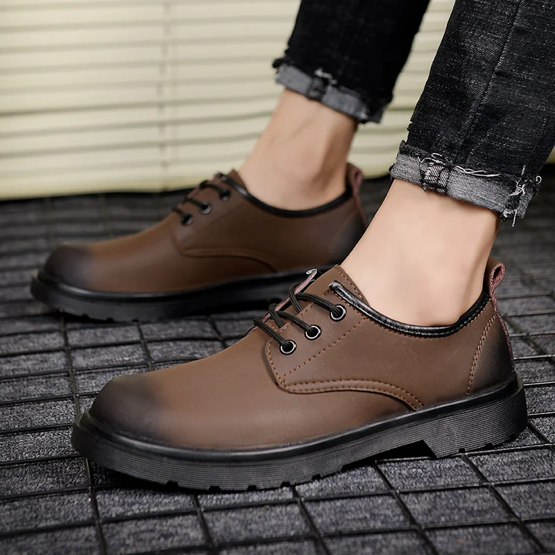 Мужские туфли-оксфорды из натуральной кожи размеры 38-48 | Обувь