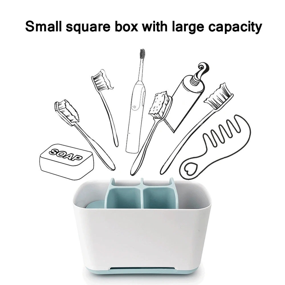Toothbrush Holder Removable Shaving Makeup Brush Teeth brush Toothpaste Organizer Case Stand Bathroom Accessories | Дом и сад