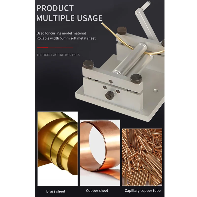 Ручной мини-прокатный станок для изготовления металлических моделей гибочный