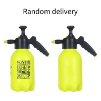 2l yellow car wash watering can watering bottle sprayer pneumatic spray bottle hand pump bottle for car and garden cleaning
