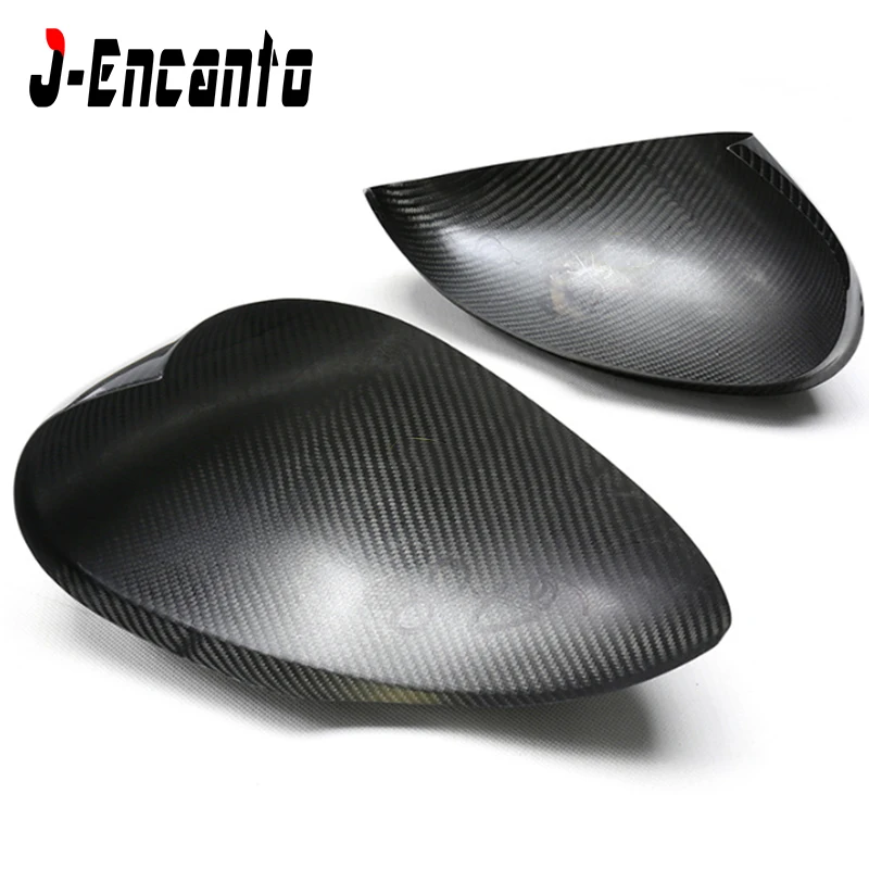 

For Alfa Romeo Giulia Carbon Fiber Rear View Mirror Cover Side Mirror Caps Black Finish 2016+ For Romeo Giulia sticker style