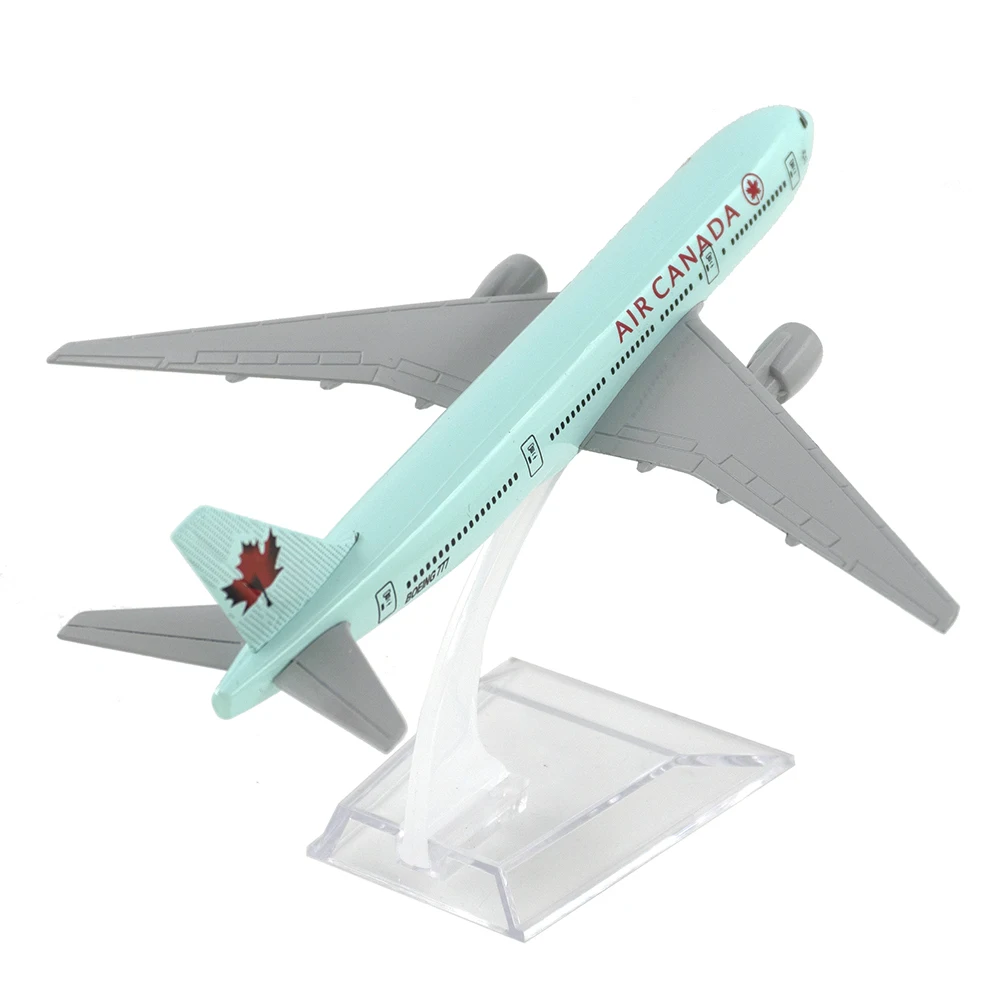 Самолёт в масштабе 1/400 самолёт Боинг 777 Air Canada 16 см модель самолета из сплава B777