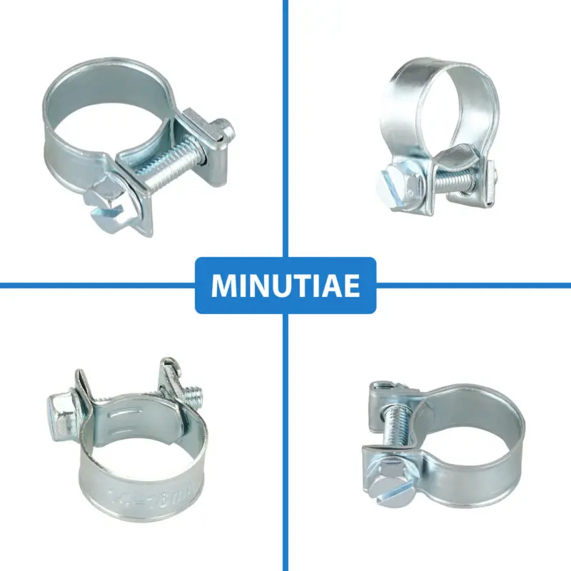 

Pipe Hose clamps Hose Clamps Clip Adjustable Auto 30 Pcs 1/4 Injection