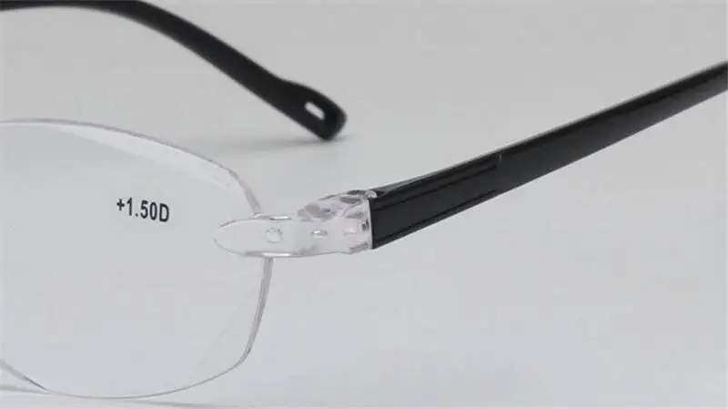 Мужские пресбиопические очки Gafas черные без рамки женские розовые для чтения + 1 0 5