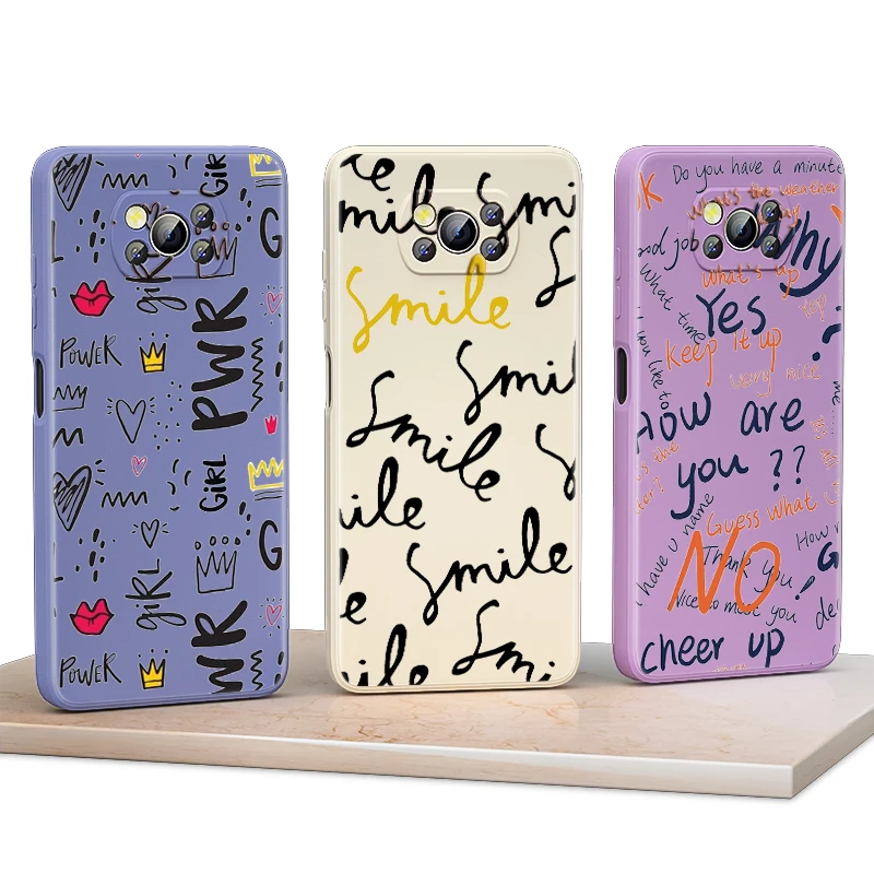 

Minimalist Art For Xiaomi 6X CC9 E A3 Lite A2 Mix 3 4 Poco X3 NFC X2 M2 C3 M3 Pro F3 GT Liquid Silicone Phone Case