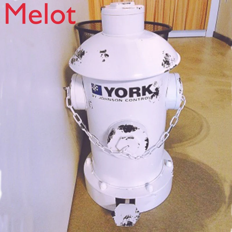 

High-End Creative Trash Can Pedal Trash Can Wrought Iron Trash Can Industrial Style Personalized Customization Trash Can
