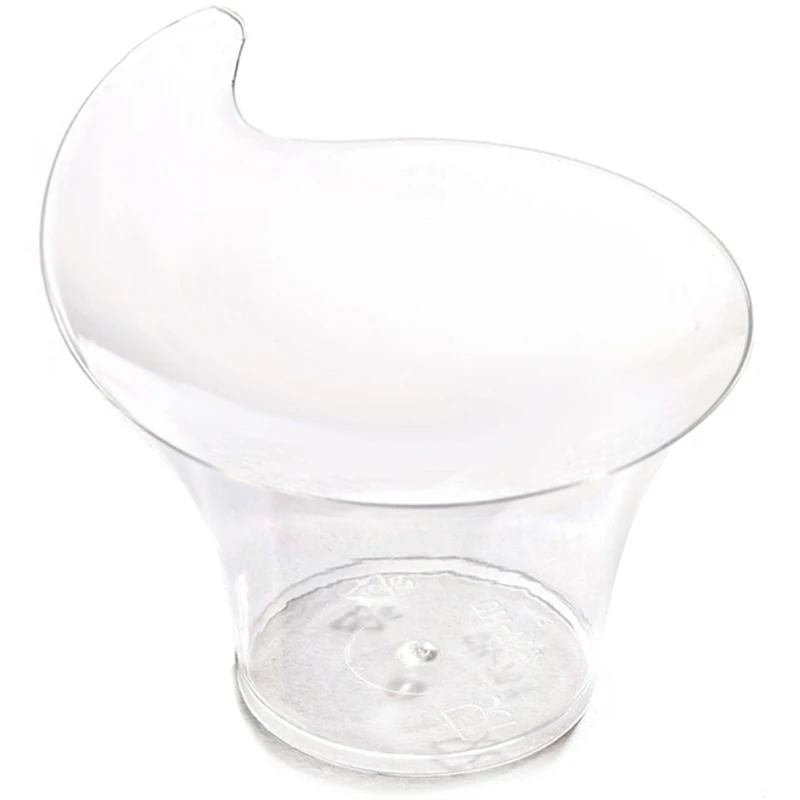 

Promotion - 10/Pack, Home Party Wedding Disposable Plastic Tableware Suppliers, 85*60mm/100ml Transparent Wave Cup