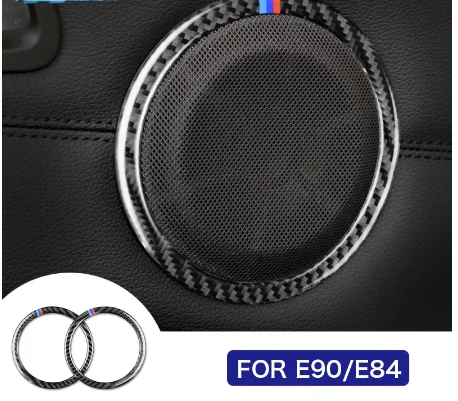 

Carbon fiber door acceleration cover, BMW E90 3 series E84 X1 trim ring, accessories