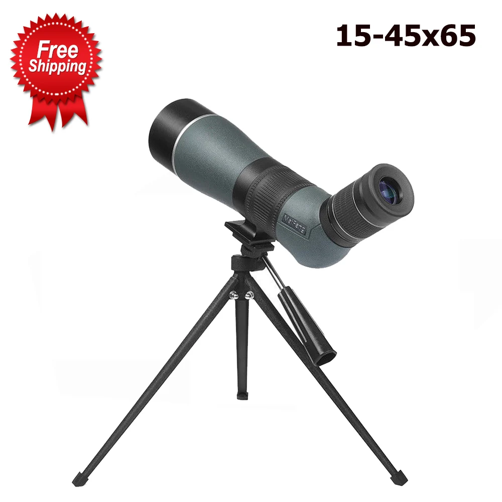

Монокулярный телескоп 15-45X65, большой угол, широкоугольный зум, низкий уровень освещенности, ночное видение, водонепроницаемый, для охоты, ст...